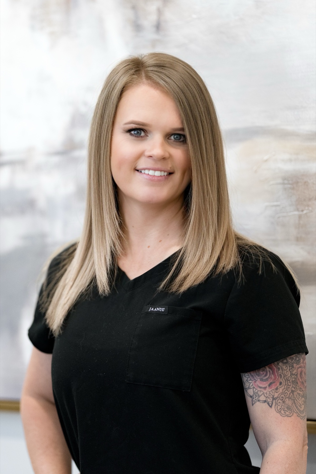 Portrait of Cortney, office manager and revenue cycle manager
